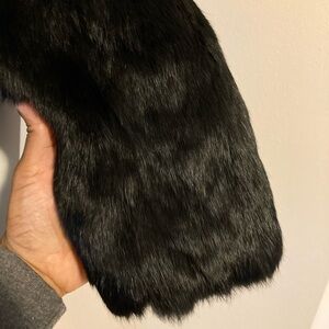 Luxurious Vintage Full Length Rabbit Fur Coat
